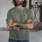

T-Shirt col rond Hombres Chuck Hanoi olive night | Freeman T. Porter