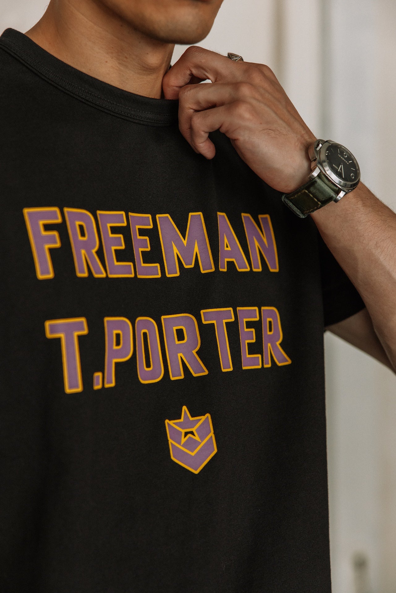 

T-Shirt Mann Chuck Neon black | Freeman T. Porter