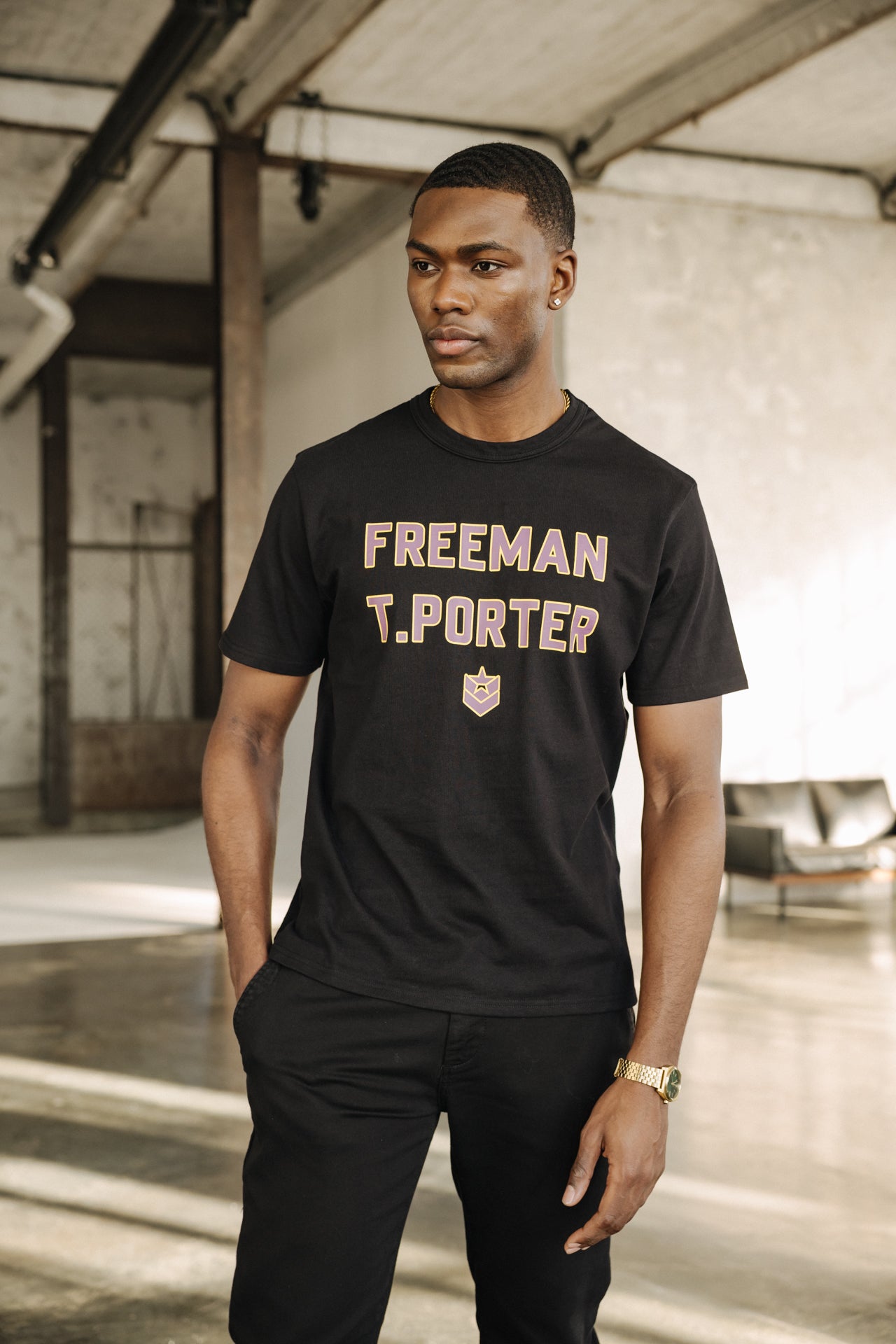 

T-shirt Men Chuck Neon black | Freeman T. Porter