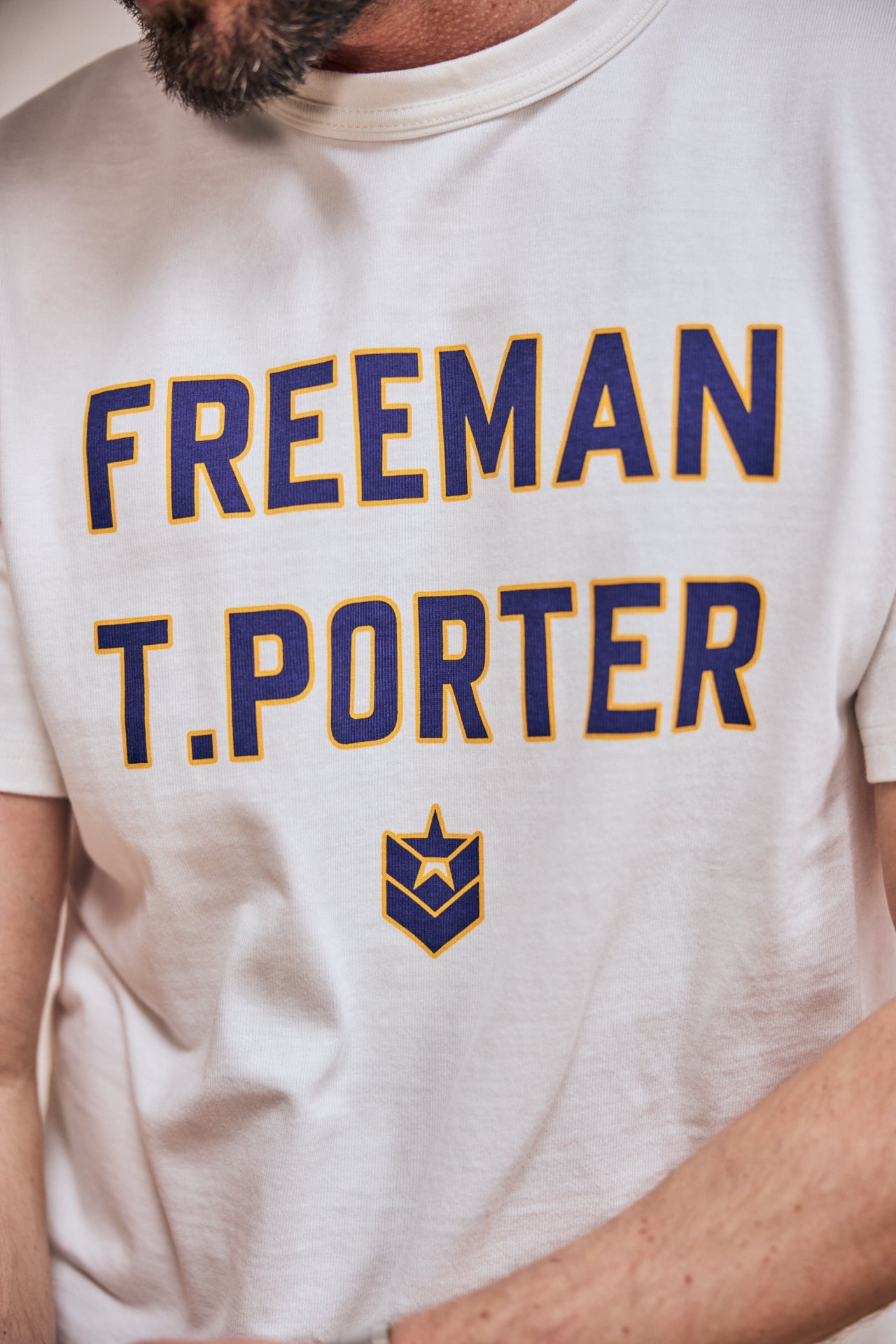 

T-Shirt Mann Chuck Neon ecru | Freeman T. Porter