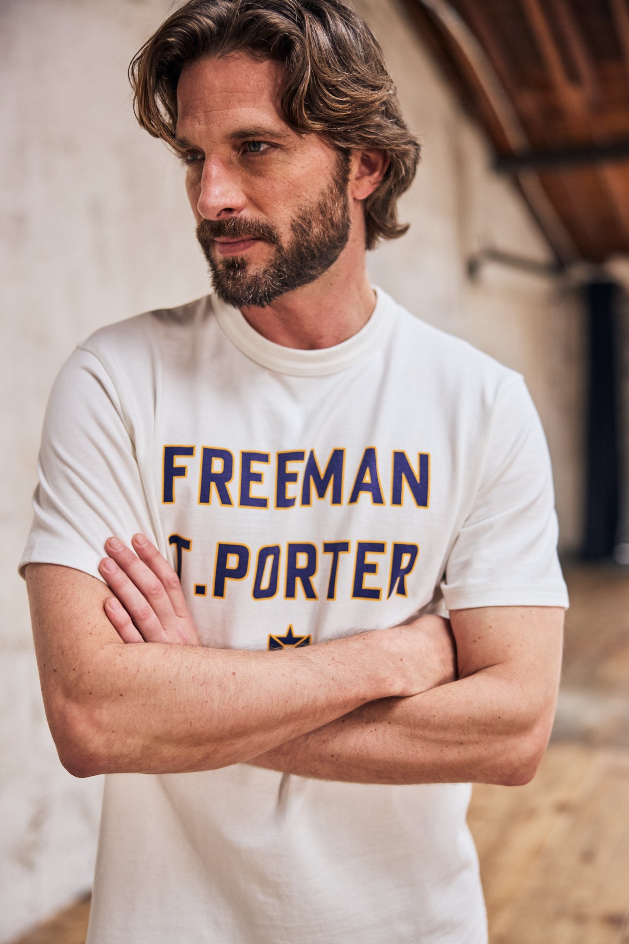 

T-Shirt Mann Chuck Neon ecru | Freeman T. Porter