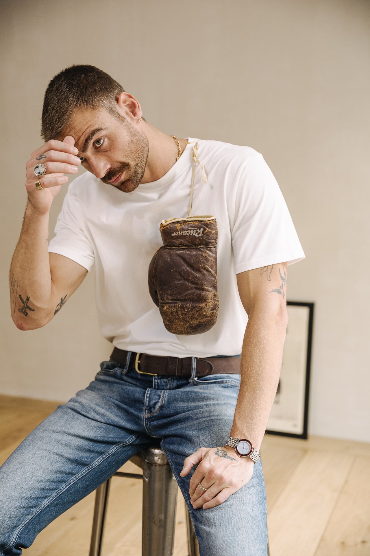

T-shirt Homme Chuck Patch white | Freeman T. Porter