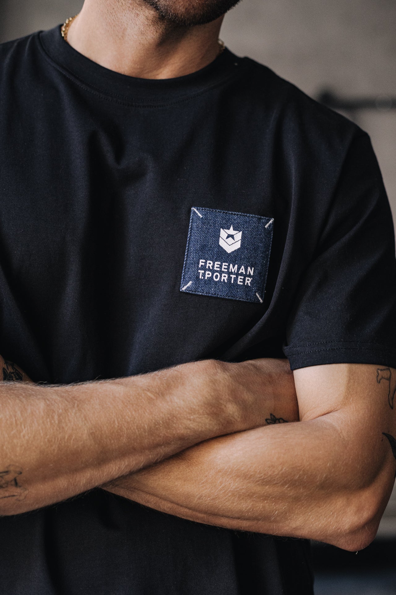 

T-shirt Homme Chuck Patch black | Freeman T. Porter