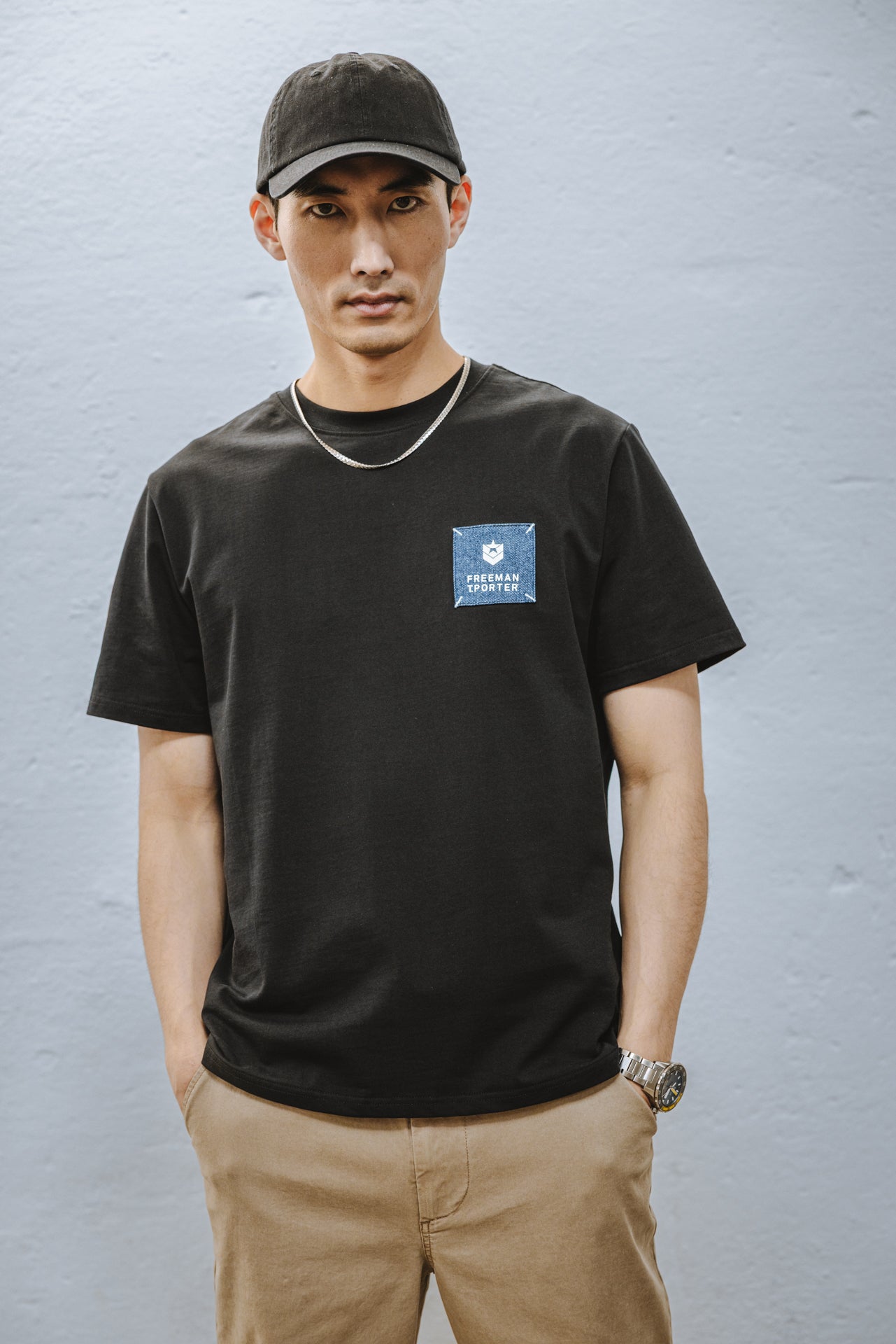 

T-shirt Homme Chuck Patch black | Freeman T. Porter