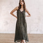 

Robe longue Frau Mia Pythonia garden green | Freeman T. Porter