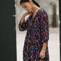 

Robe courte ample Frau Juna Funky Wood black | Freeman T. Porter