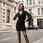 

Robe courte Frau Rosaland Pythonia black | Freeman T. Porter