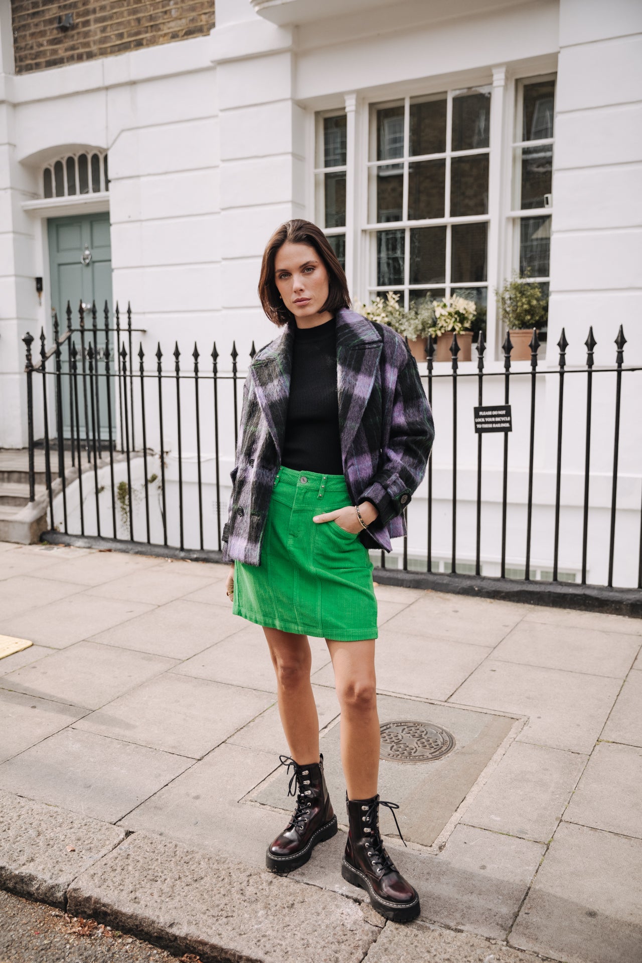 

Jupe velours côtelé Femme Zelya Veluto fern green | Freeman T. Porter