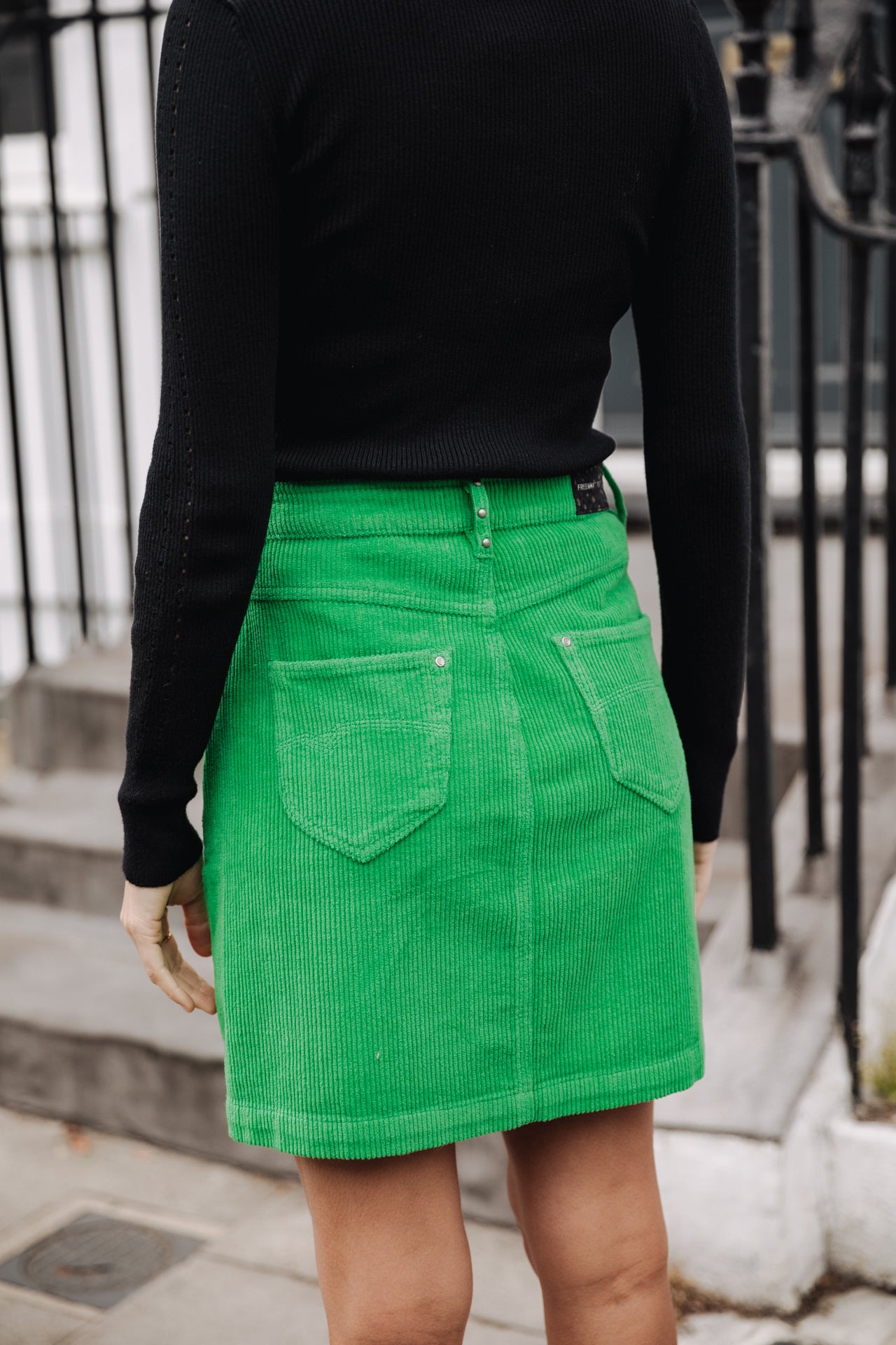 

Jupe velours côtelé Femme Zelya Veluto fern green | Freeman T. Porter