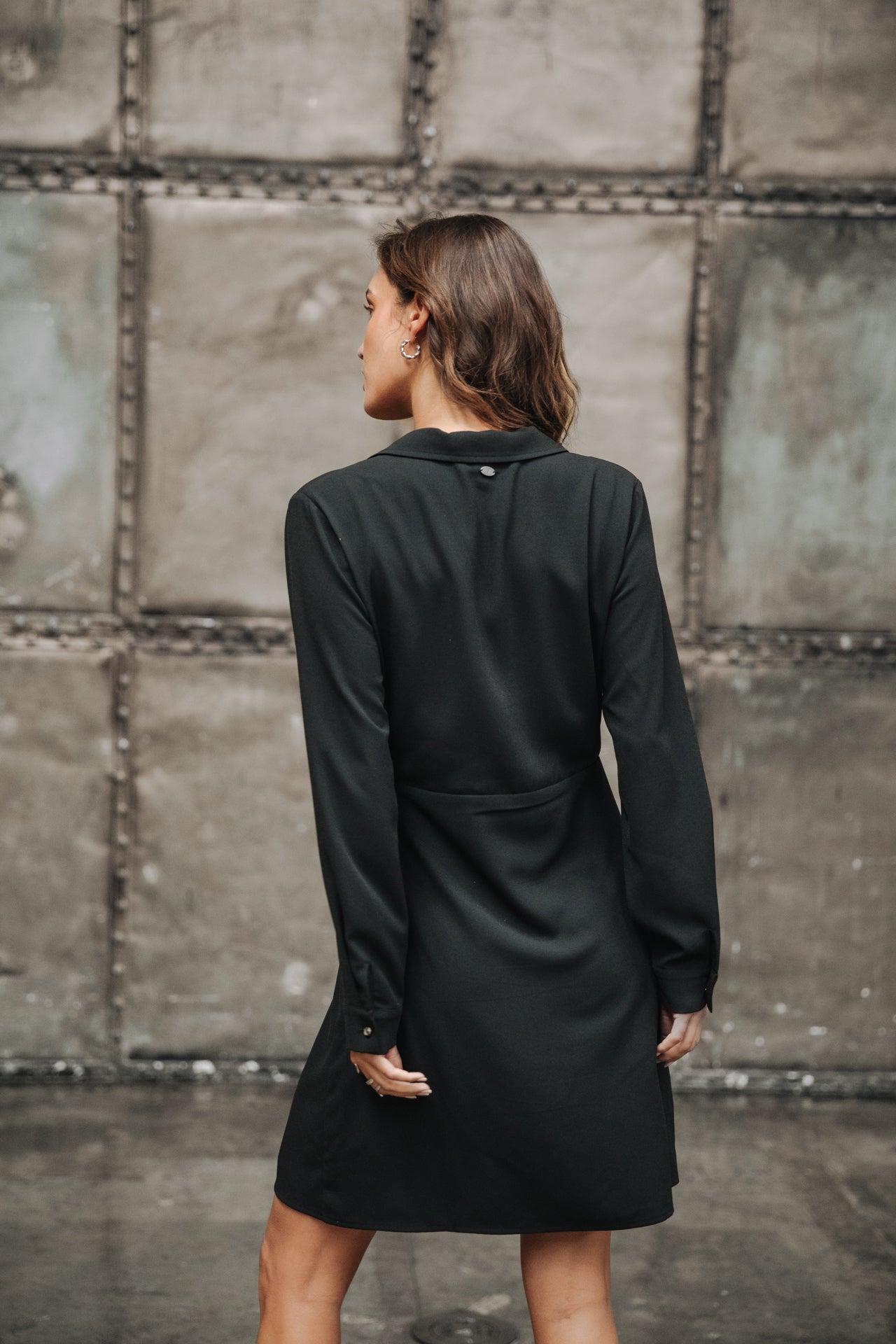 
              

Robe col en V Femme Rayssa Plain black | Freeman T. Porter
            