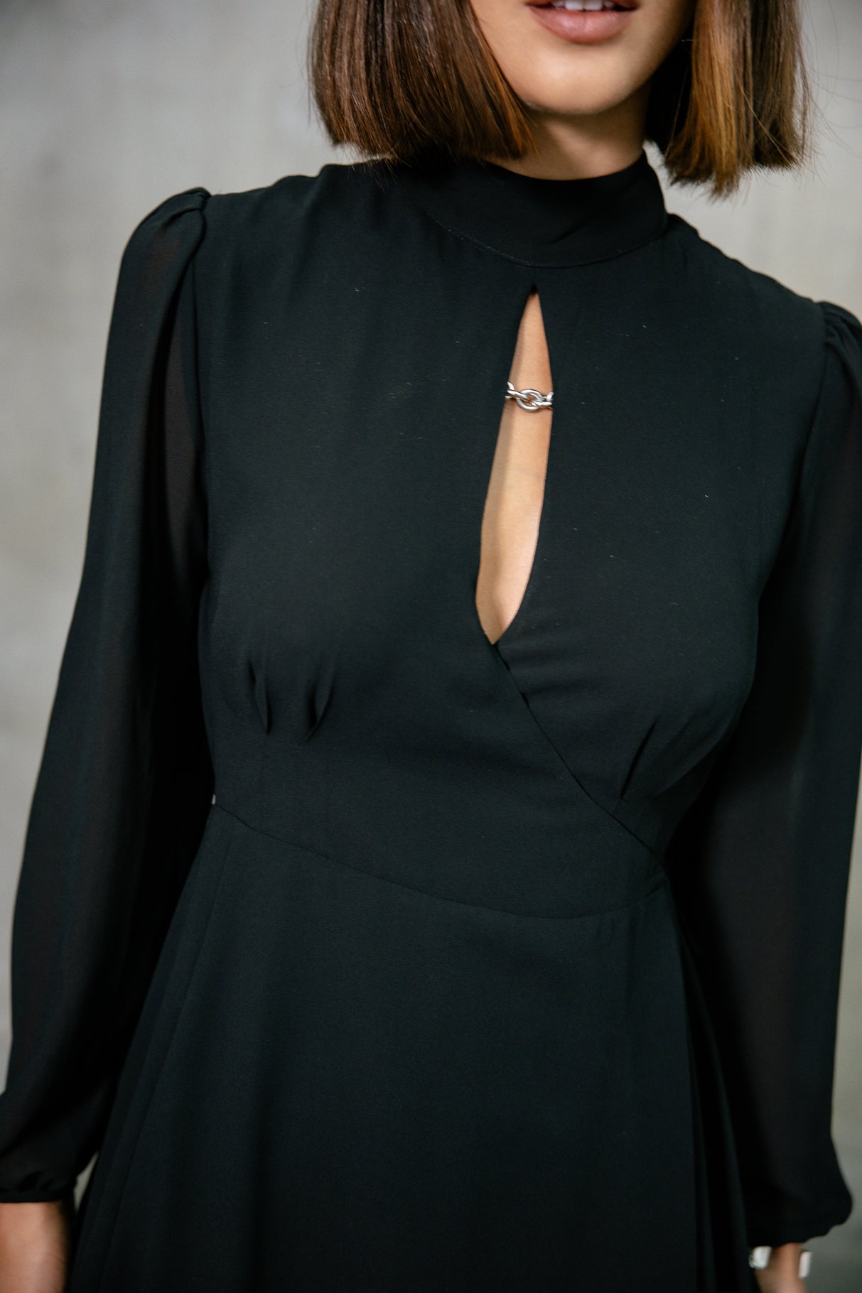 

Robe cache-coeur Mujer Reline Plain black | Freeman T. Porter