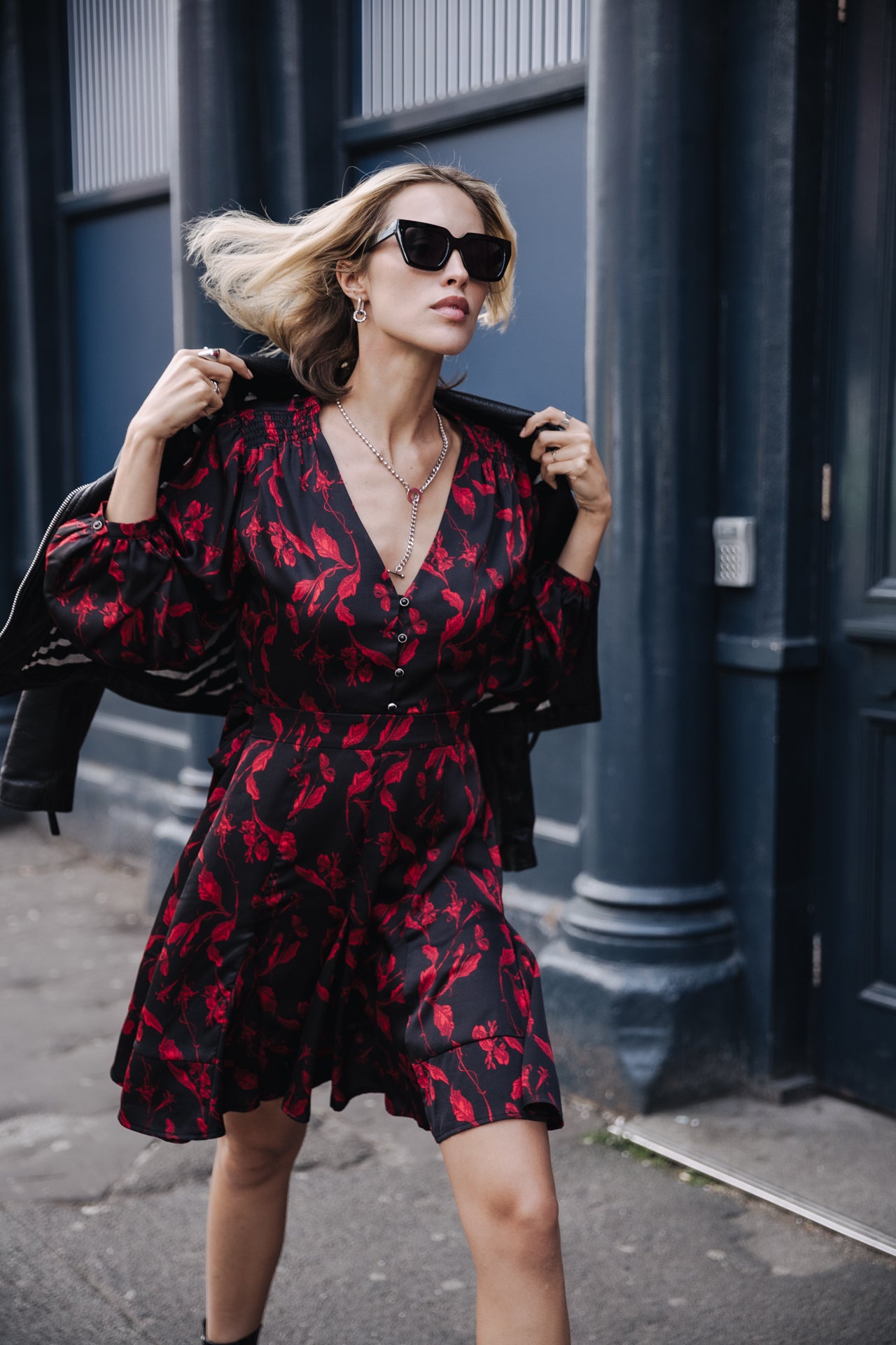 

Robe courte Mujer Rimme Rosia black | Freeman T. Porter