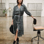 

Robe longue Frau Ruffine Appaloosa storm blue | Freeman T. Porter