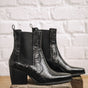 

Boots Femme Teresa Croco black | Freeman T. Porter