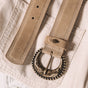 

Leather belt Woman Kalea beige | Freeman T. Porter