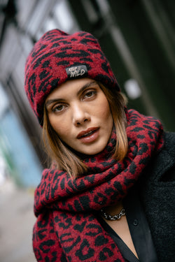 

Beanie mit Leopardenmuster Damen Wallice Roar winery | Freeman T. Porter