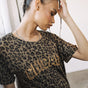 

Printed T-shirt Woman Suria Leo Chicago khaki | Freeman T. Porter