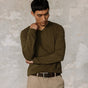 

T-shirt en jersey flammé Hombres Leandro ML Kansas olive night | Freeman T. Porter
