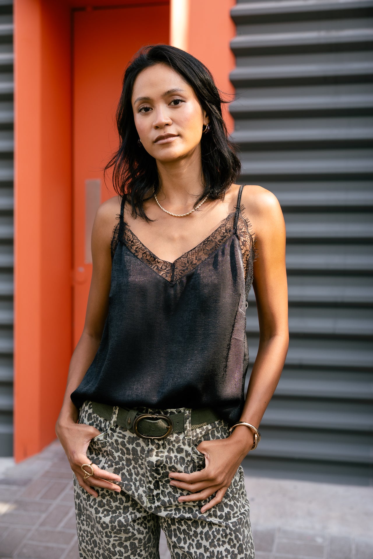   
            

Top bretelles Femme Selia Bicolor black | Freeman T. Porter
          