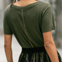 

T-Shirt coupe droite Woman Tressia Gemstone olive night | Freeman T. Porter