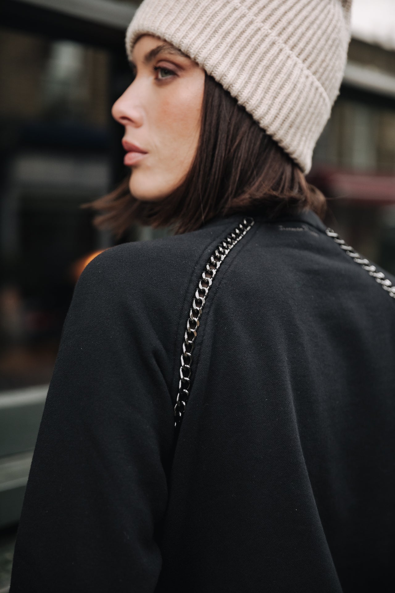 

Sweat col rond Woman Sorina Chain black | Freeman T. Porter