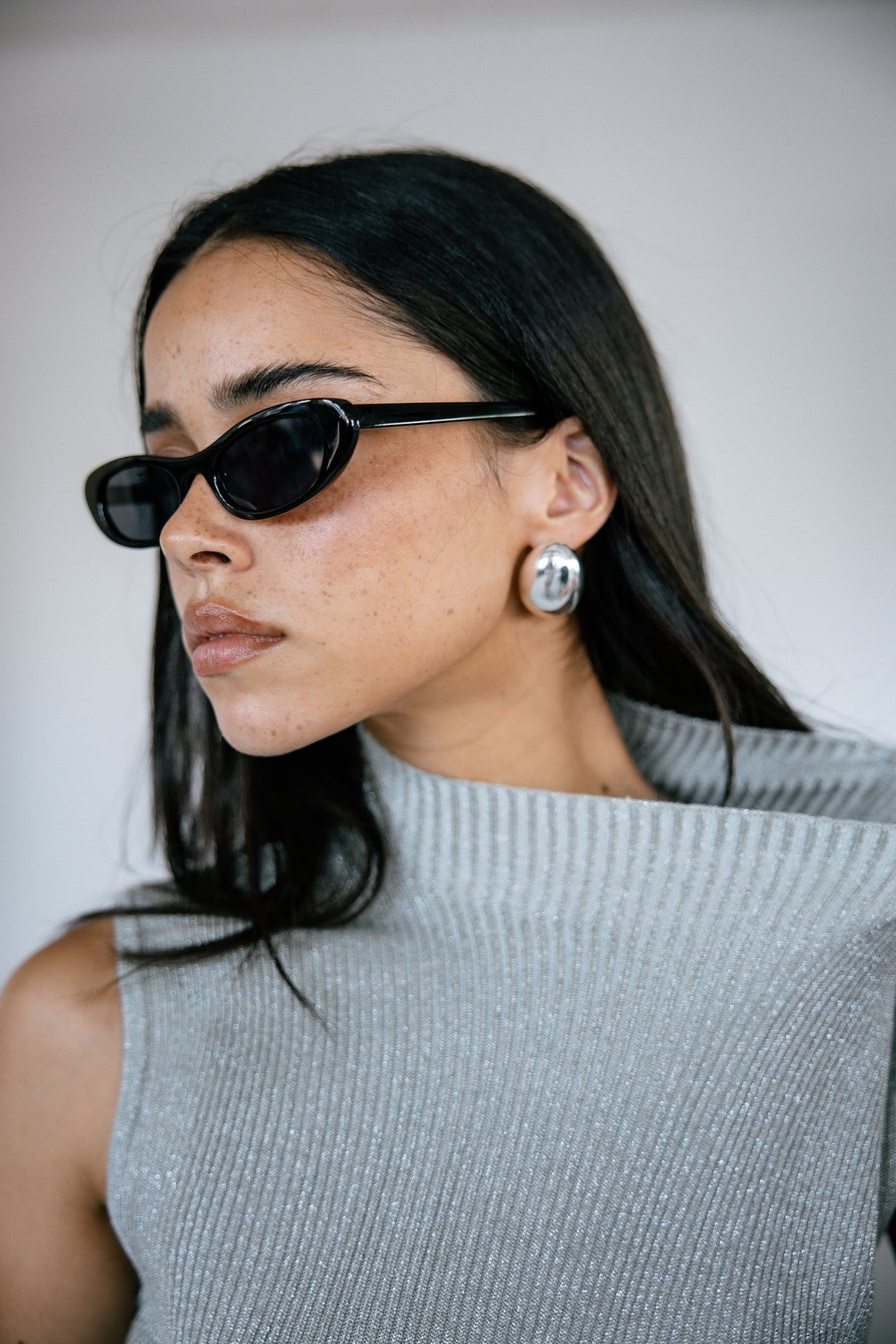 

Pull ajusté scintillant Woman Toria Lurex silver | Freeman T. Porter