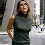 

Pull ajusté scintillant Frau Toria Lurex khaki | Freeman T. Porter