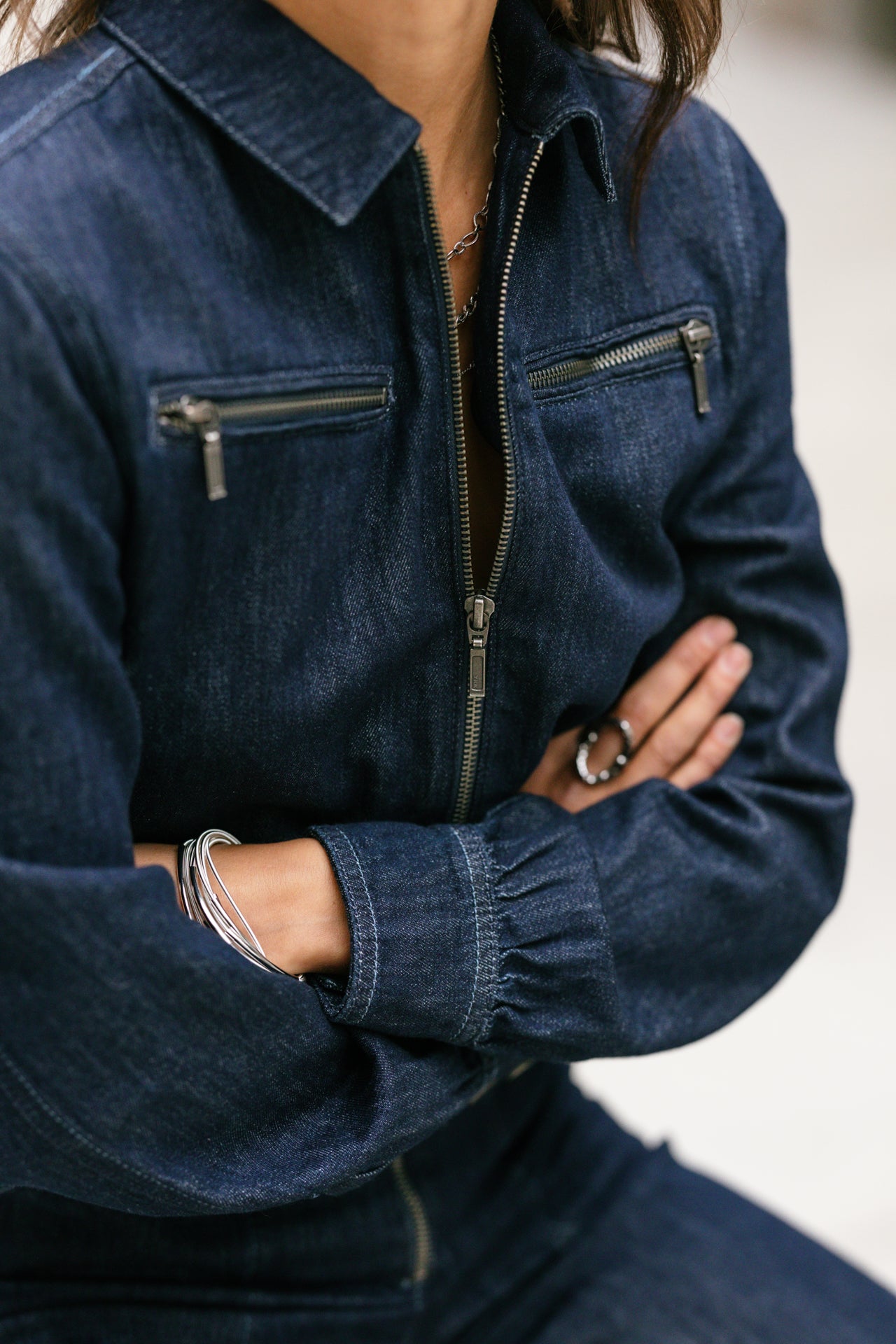 

Combinaison Frau Martha LS Denim mississippi | Freeman T. Porter