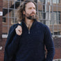 

Pull col montant zipé Mann Franky Dragon navy | Freeman T. Porter