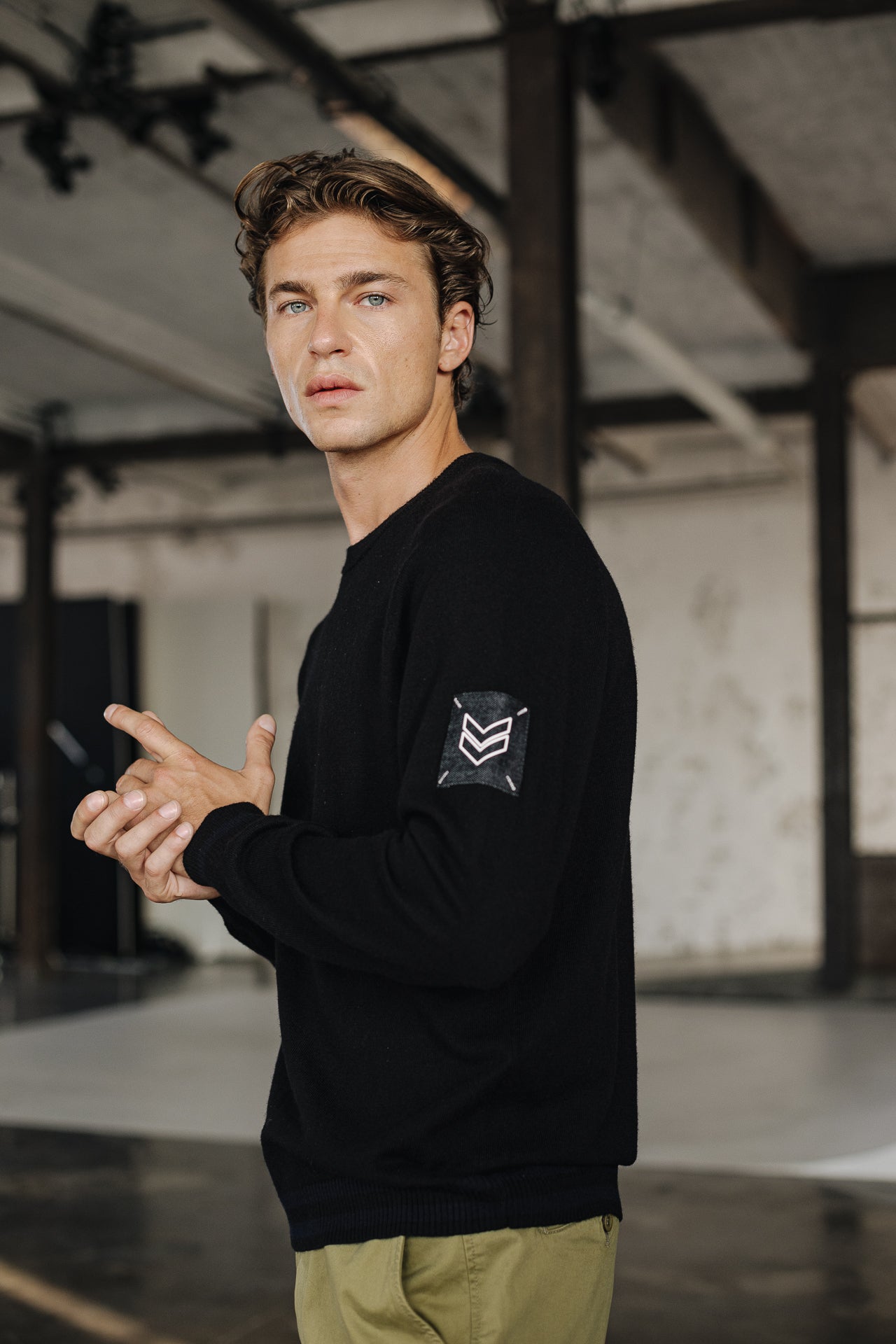 

Pull col rond Men Rescue Cork black | Freeman T. Porter