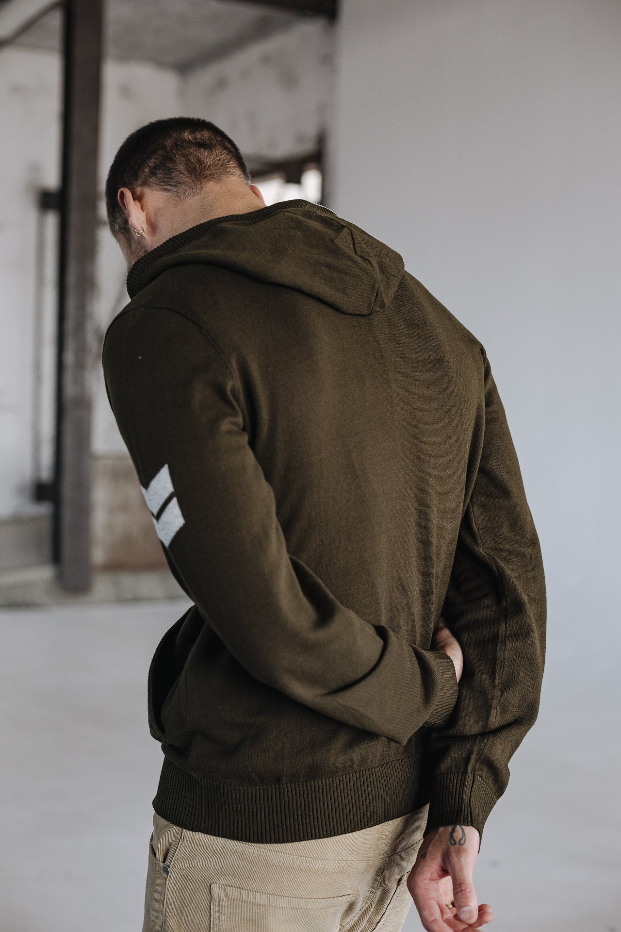 

Zip-up hoodie cardigan Men Lyam Conwy olive night | Freeman T. Porter