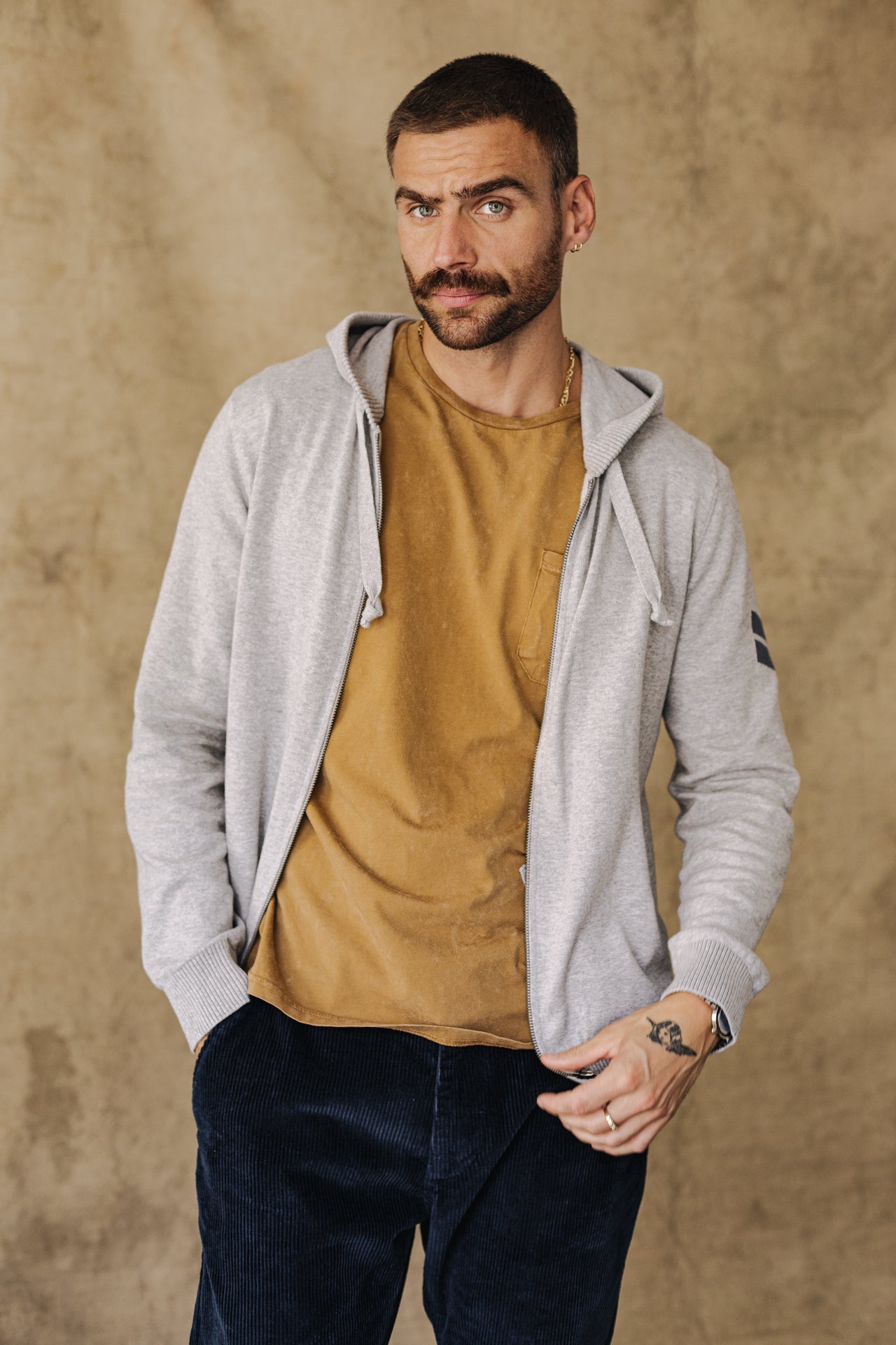 

Homme Lyam Conwy grey melange | Freeman T. Porter