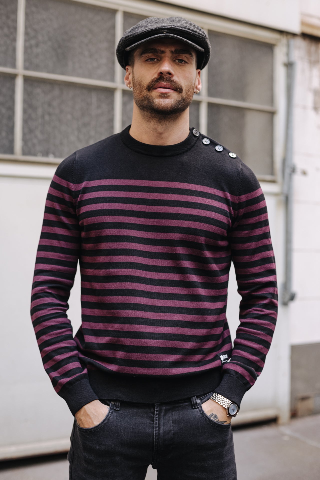   
            

Pull marinière col boutonné Homme Yanis Seaside black_winetasting | Freeman T. Porter
          