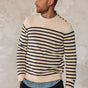 

Buttoned collar Breton sweater Men Yanis Seaside wood ash | Freeman T. Porter