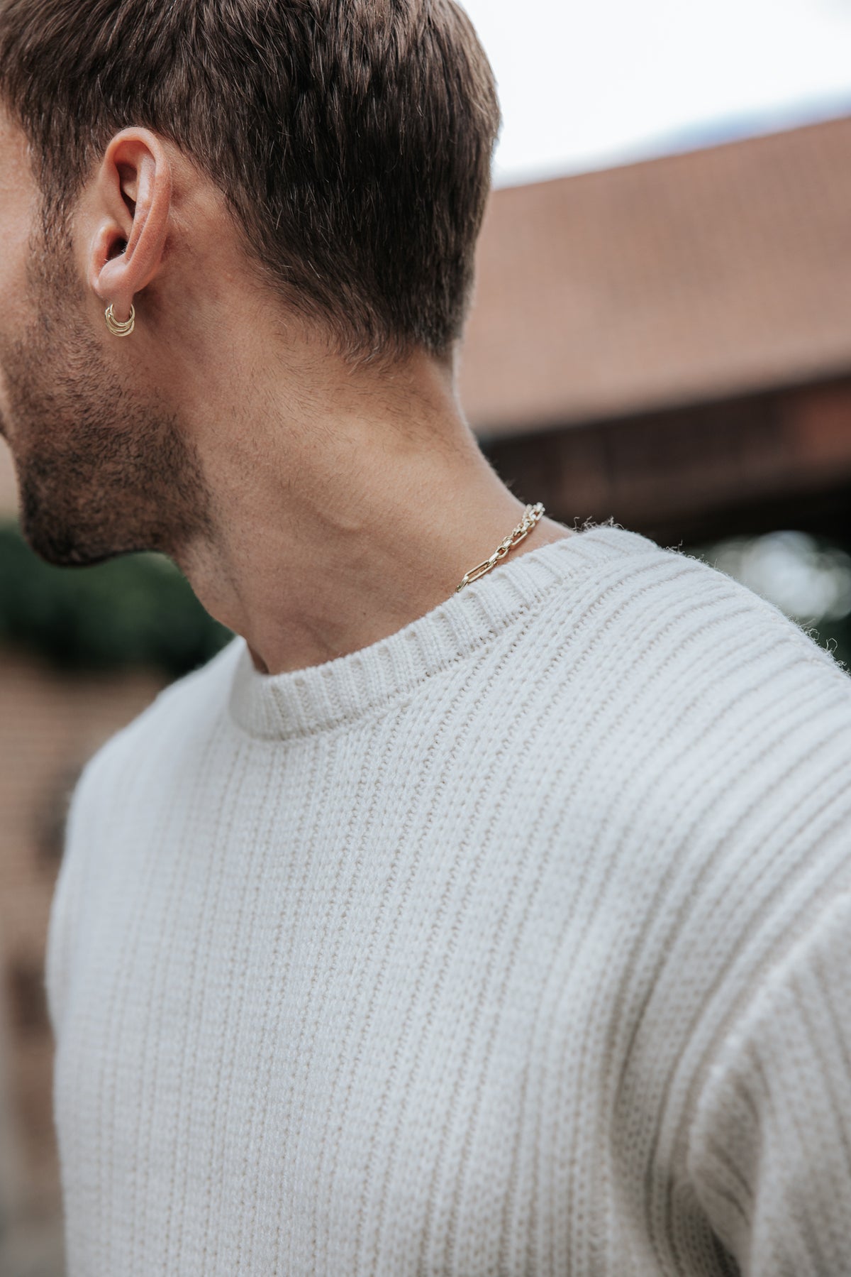 

Camisola com decote redondo Homem Solino Urban egret | Freeman T. Porter