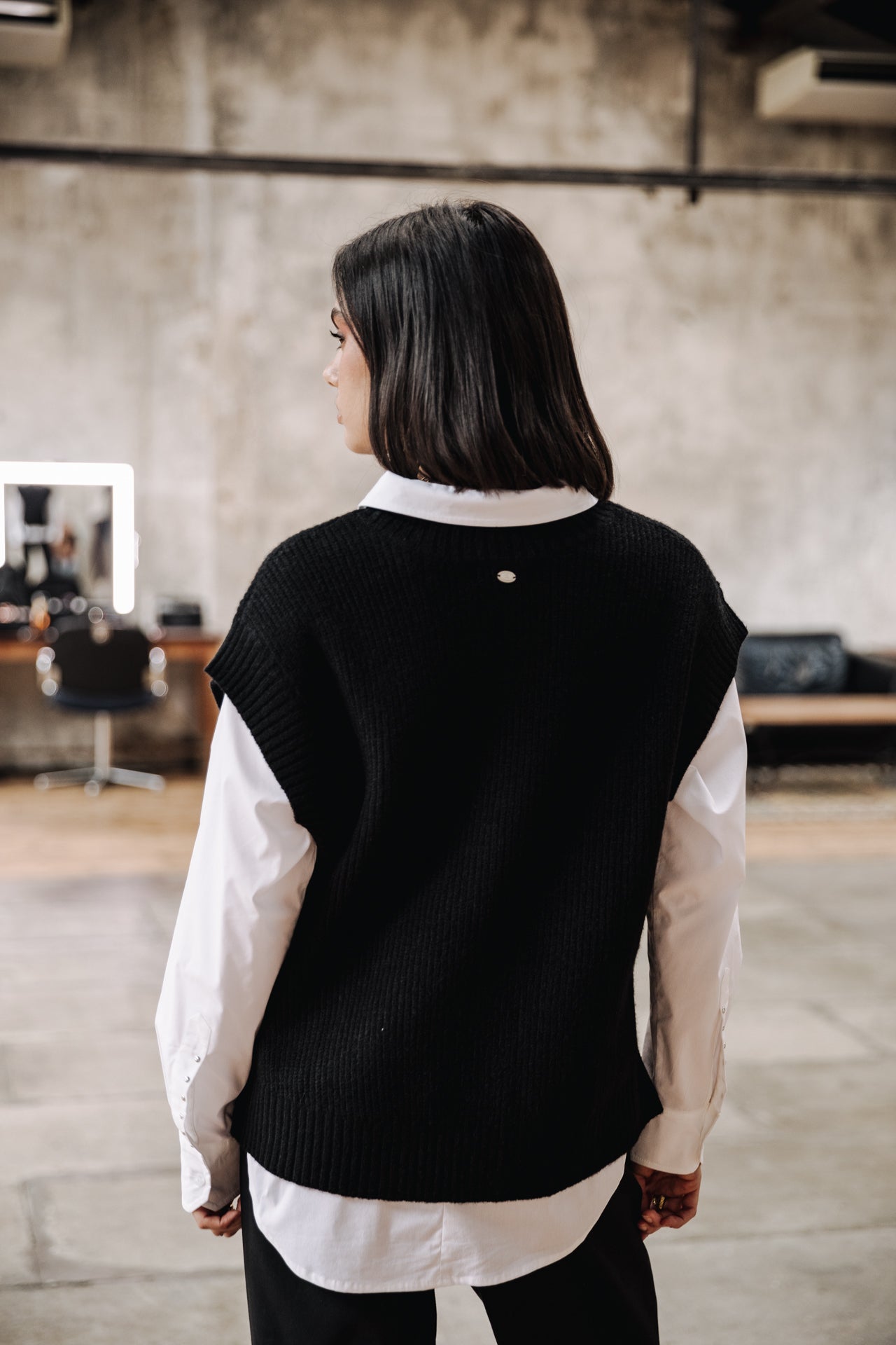 

Pull sans manche zippé Femme Phancy black | Freeman T. Porter