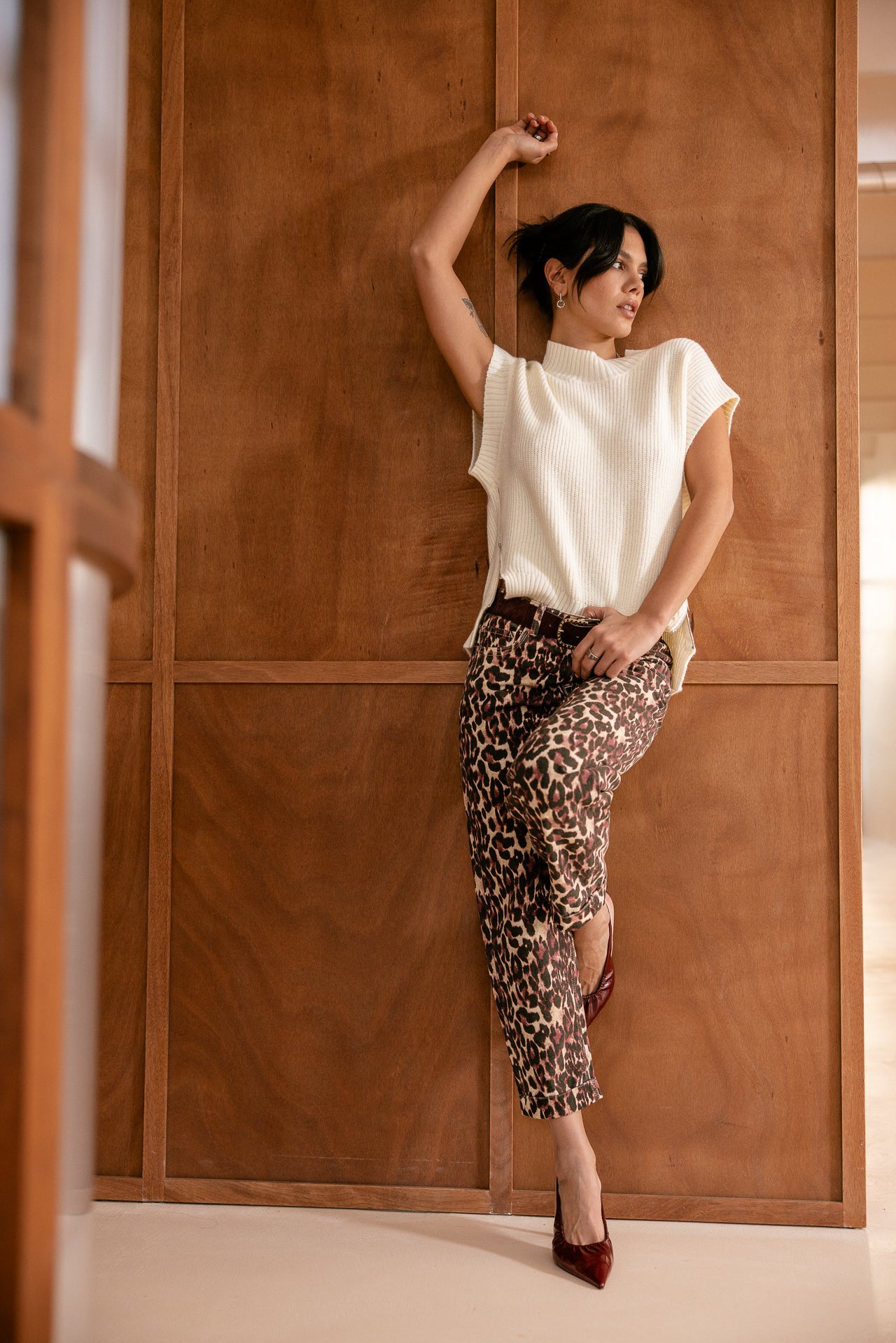 

Sleeveless zip-up sweater Women Phancy off white | Freeman T. Porter