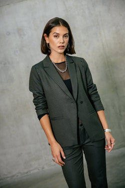 

Oversize-Blazer Damen Bernie Lawlands olive night | Freeman T. Porter