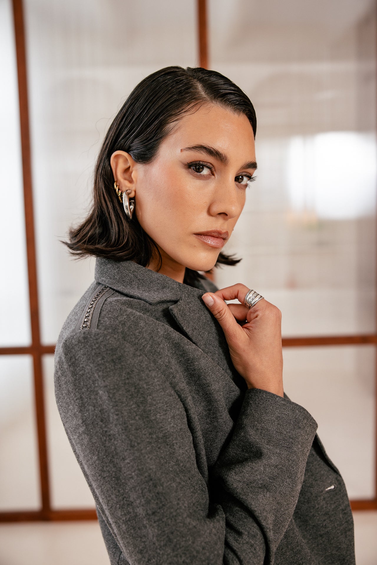 

Oversized blazer Women Bernie Moss moon rock | Freeman T. Porter