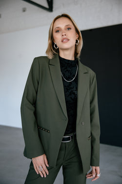 

Blazer droit Femme Bernie Polyneo tea leaf | Freeman T. Porter
