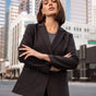 

Straight blazer Woman Bernie Polyneo black | Freeman T. Porter