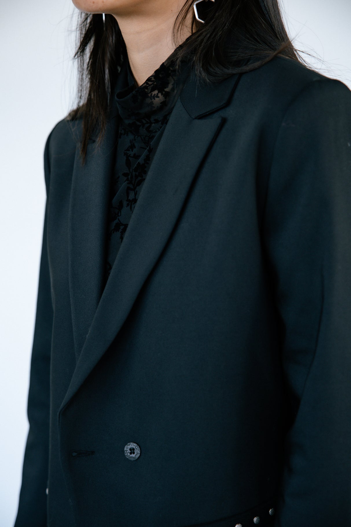 

Straight blazer Woman Bernie Polyneo black | Freeman T. Porter
