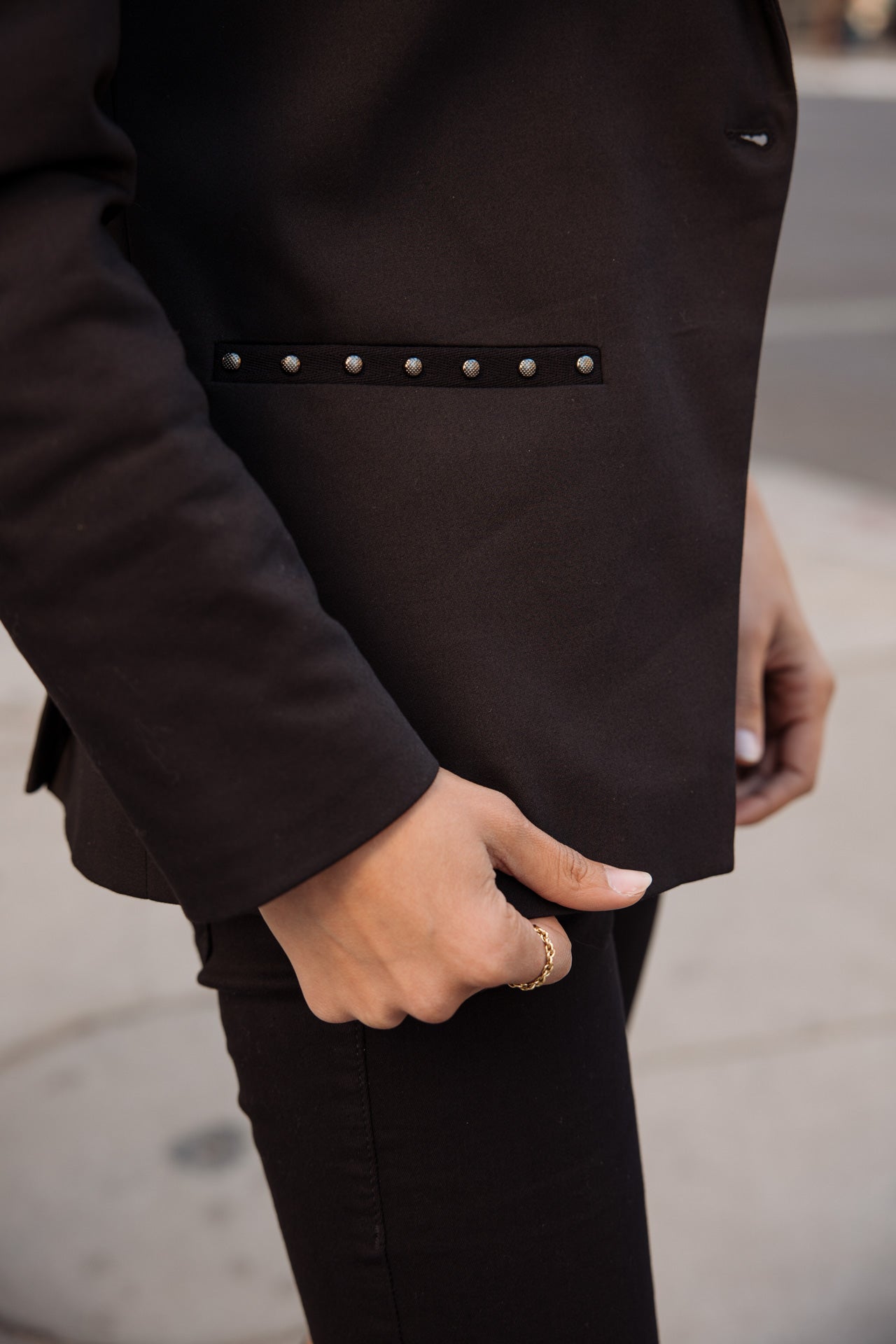 

Blazer droit Femme Bernie Polyneo black | Freeman T. Porter