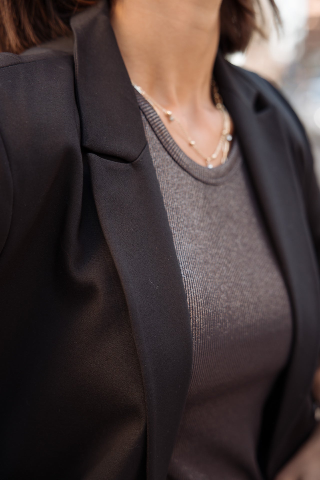 

Blazer droit Femme Bernie Polyneo black | Freeman T. Porter