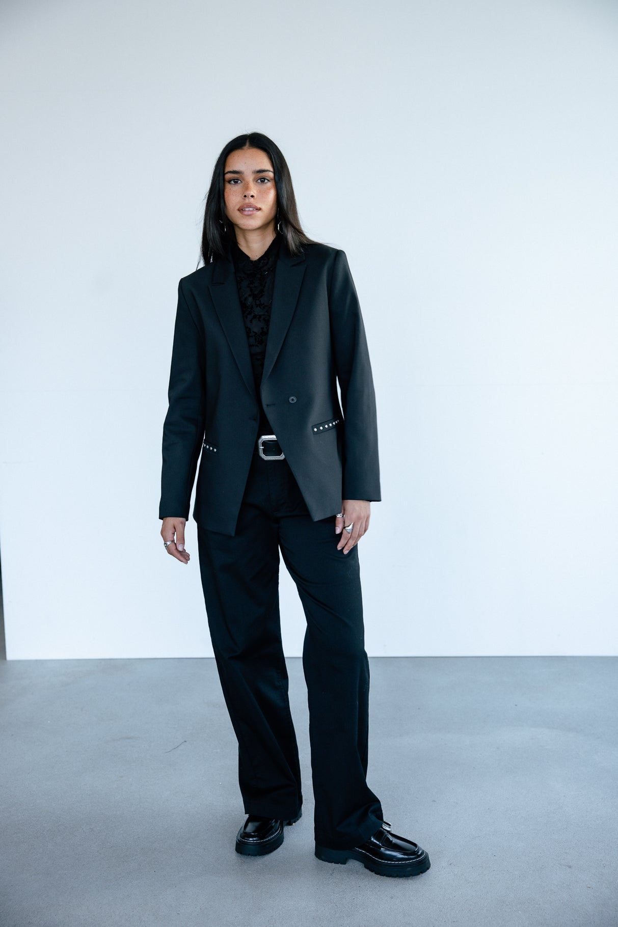 

Straight blazer Woman Bernie Polyneo black | Freeman T. Porter