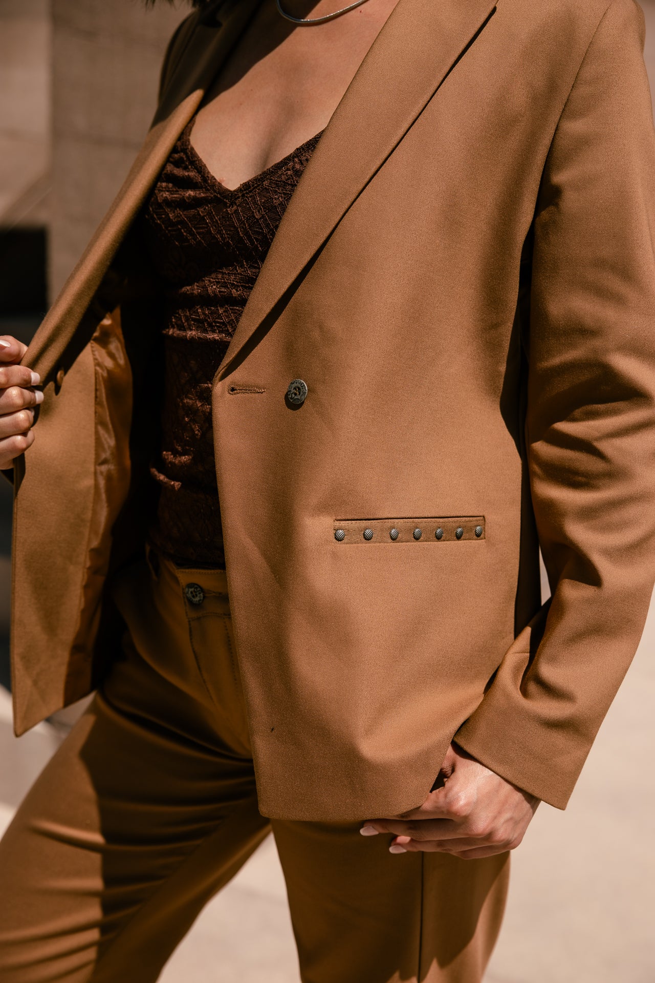 
              

Blazer large Femme Bernie Polyneo coffee | Freeman T. Porter
            