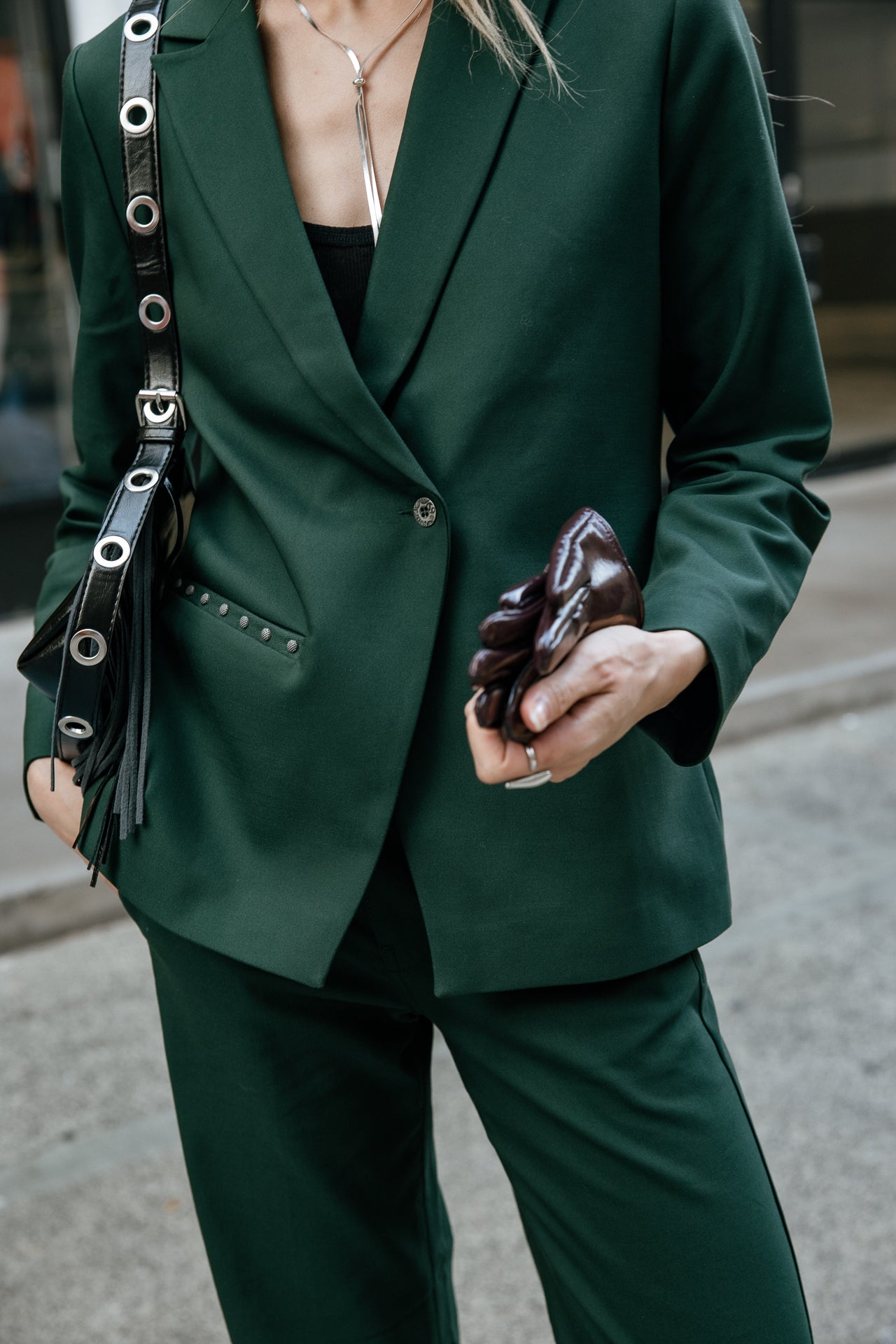 
              

Blazer droit Femme Bernie Polyneo green gables | Freeman T. Porter
            