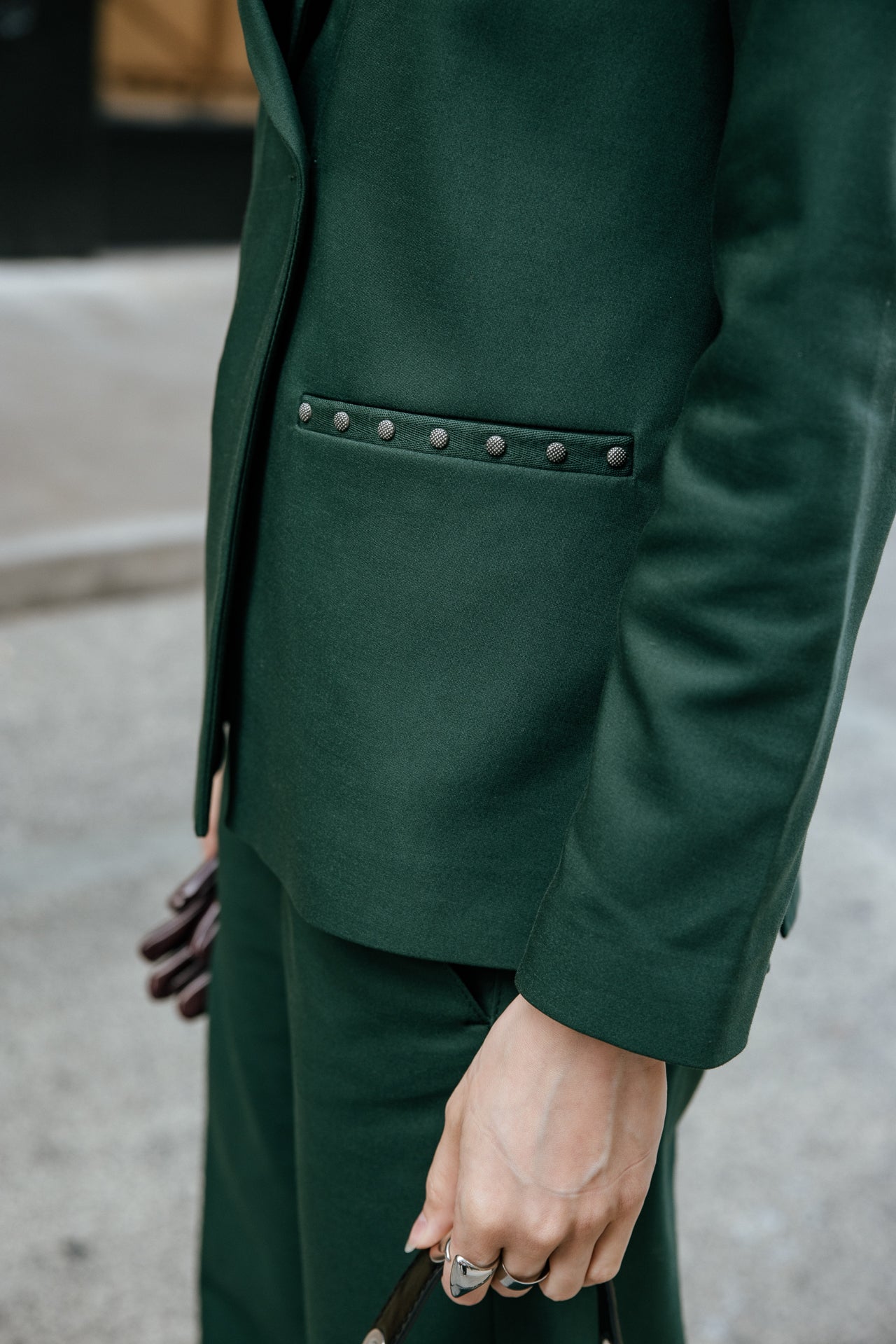 

Gerader Blazer Damen Bernie Polyneo green gables | Freeman T. Porter