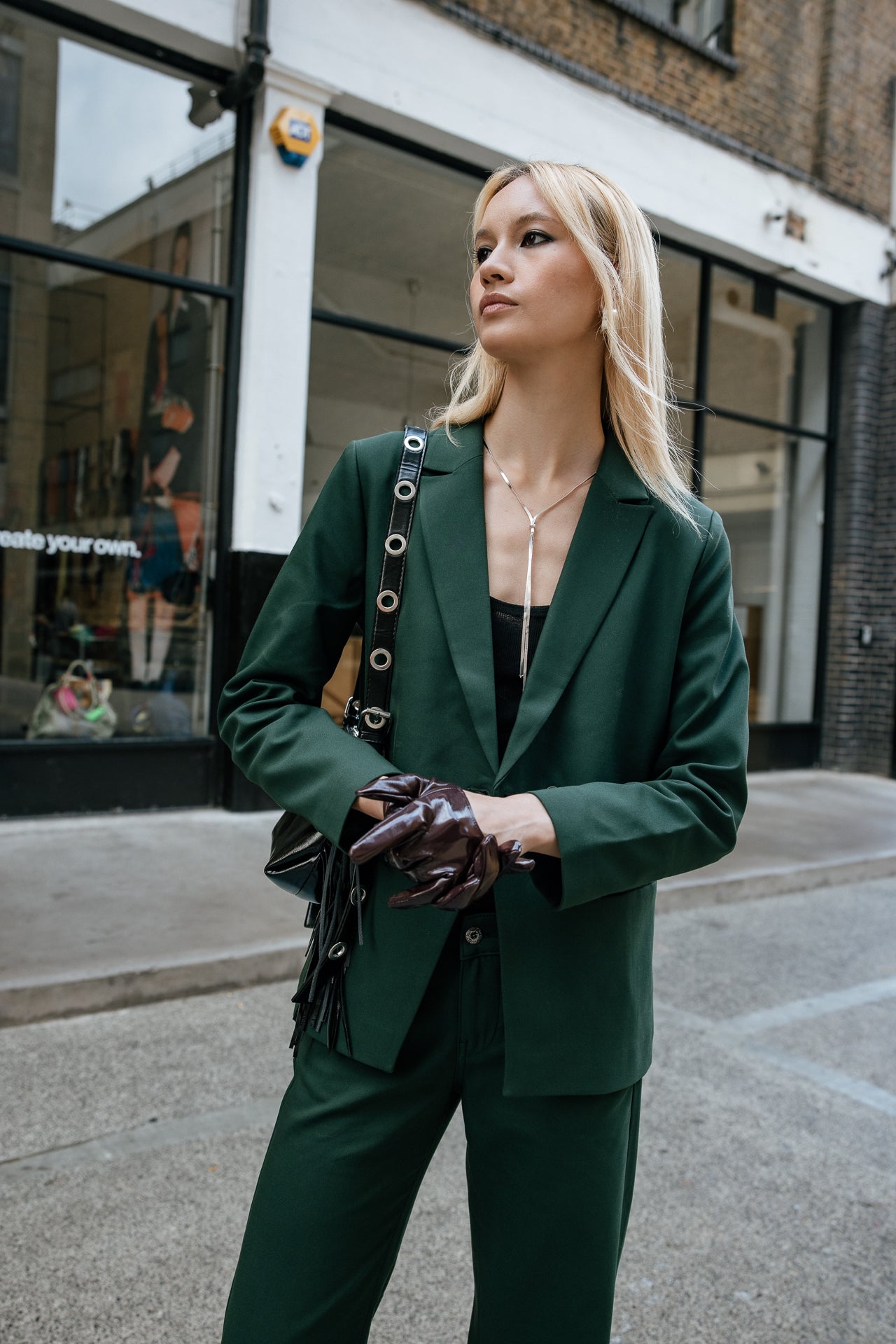 

Gerader Blazer Damen Bernie Polyneo green gables | Freeman T. Porter