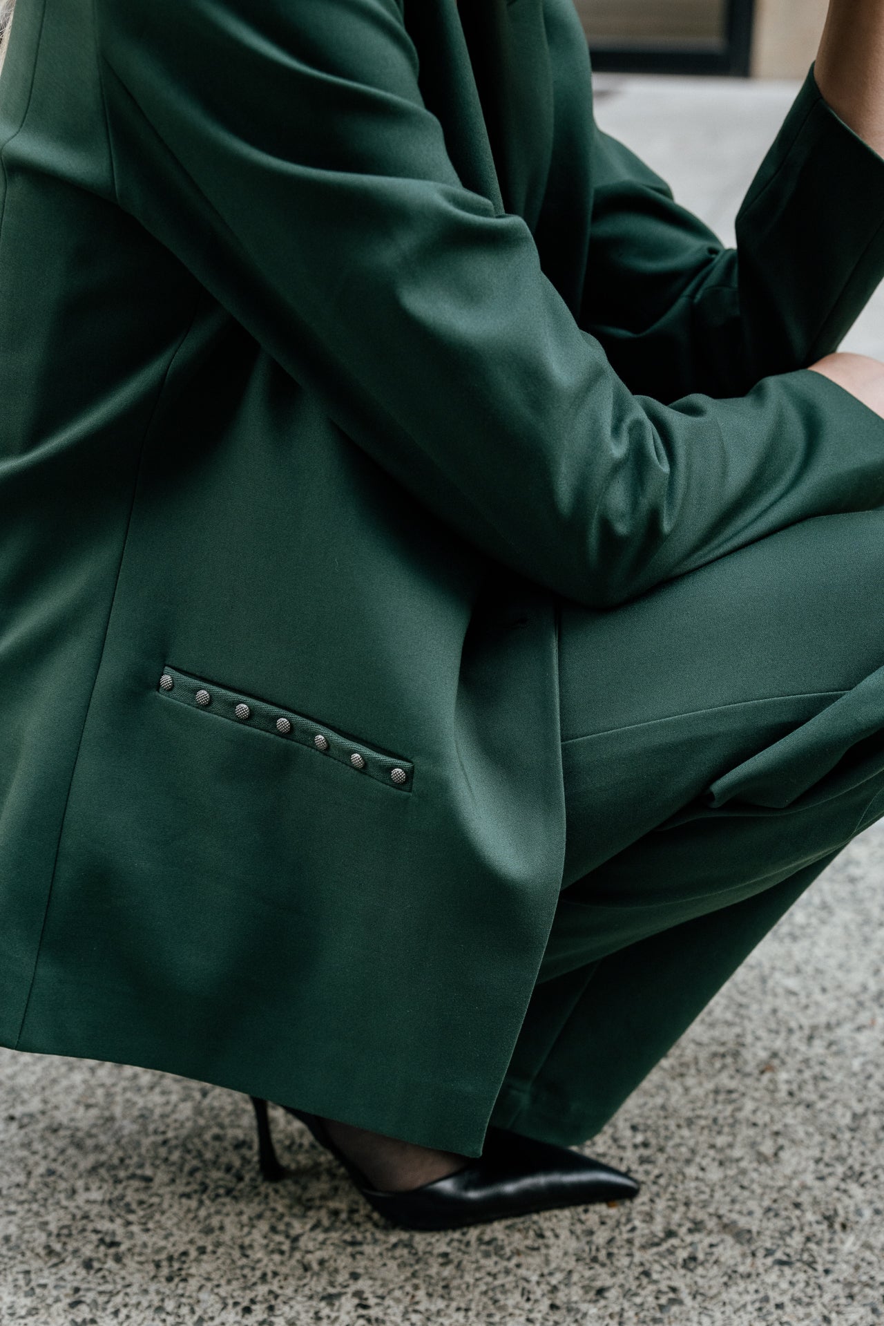 

Gerader Blazer Damen Bernie Polyneo green gables | Freeman T. Porter